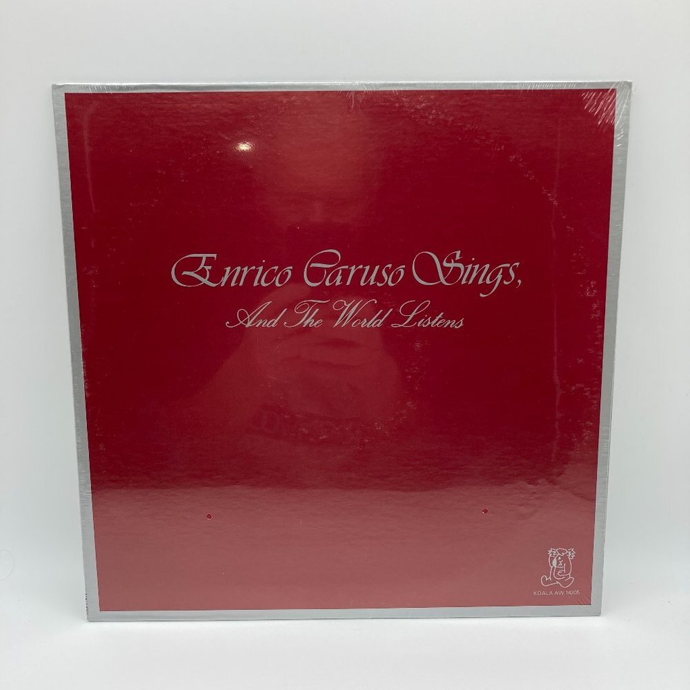 Enrico Caruso Sings And The World Listens Vintage Vinyl Record Album LP Sealed